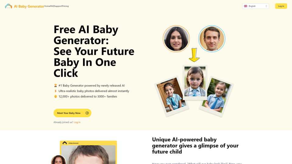 Free AI Baby Generator - Reveal Your Future Baby’s Face In Seconds