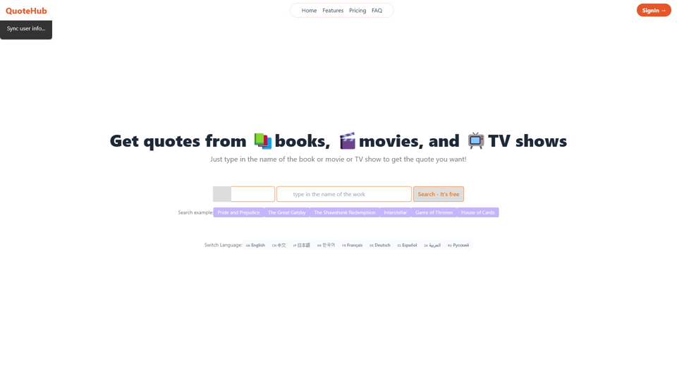 QuoteHub - Discover Famous Quotes from Movies, Books, TV Shows, and More|famous quotes|quotes finder